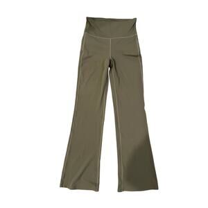 AMERICAN TALL Women’s Olive Green Flare Legging Pants size Medium Tall
